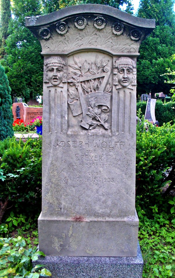 Grabstein Joseph Wolff