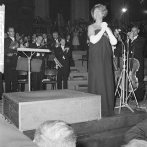 Grand Gala du Disque , Renata Tebaldi tijdens optreden, Bestanddeelnr 914-3536