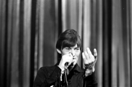 Grand Gala du Disque 1965, Dave Berry tijdens zijn optreden, Bestanddeelnr 918-2584