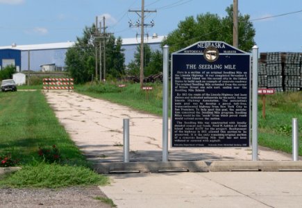 Grand Island Lincoln Hwy seedling mile from E 1 photo