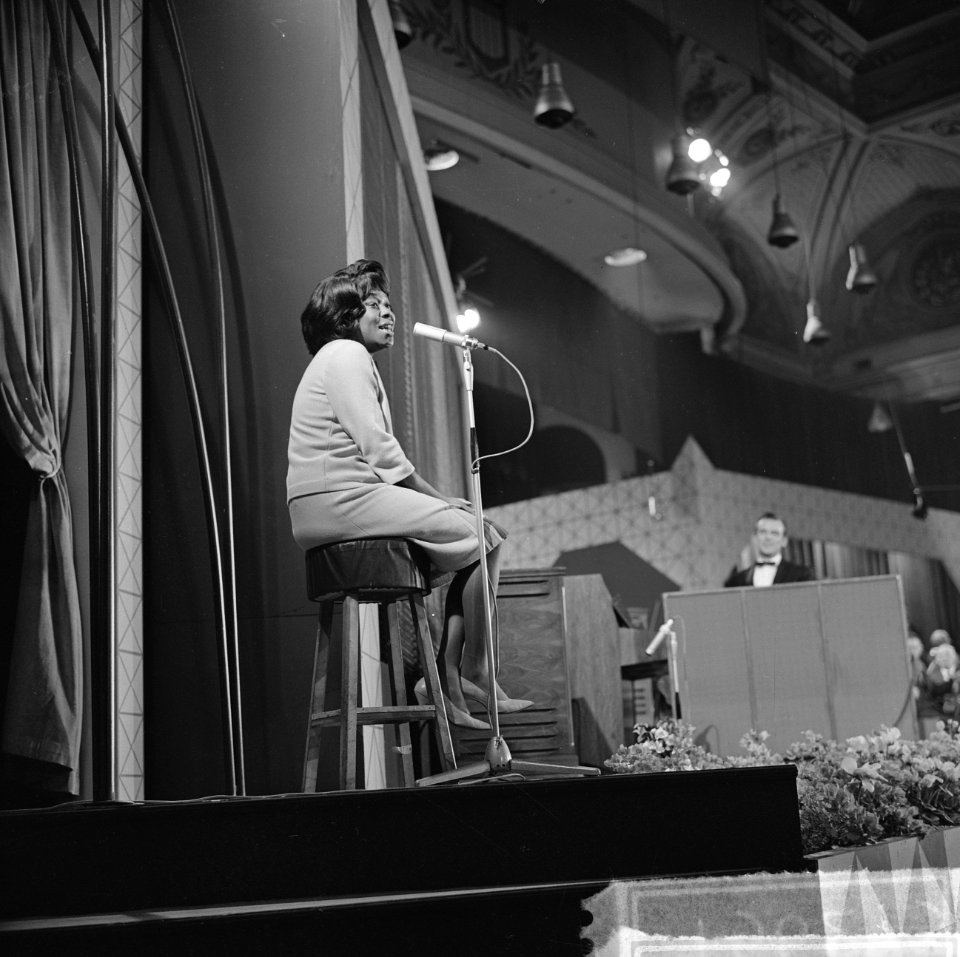 Grand Gala du Disque populier in Kurhaus te Scheveningen Sarah Vaughan, Bestanddeelnr 915-6273