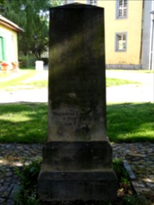 Grabstein der Familie Bach auf dem Alten Friedhof in Arnstadt 4