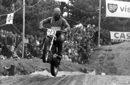 Grand Prix motorcros 1962 in Lichtevoorde 500 cc de beste Nederlander Broer Dirk, Bestanddeelnr 914-1638