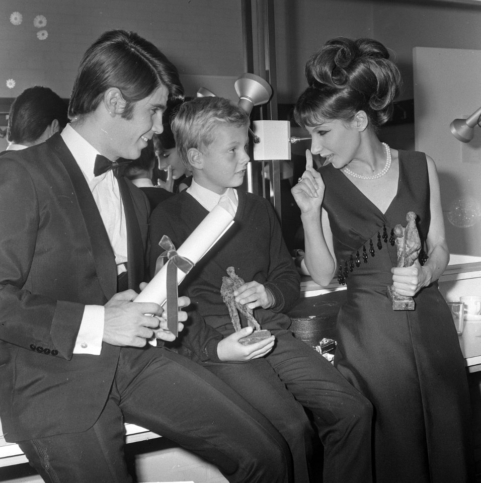 Grand Gala du Disque 1965 , het 9-jarig zoontje Gaby van Toon Hermans , samen me, Bestanddeelnr 918-2581