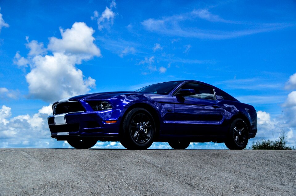 Ford mustang auto vehicle