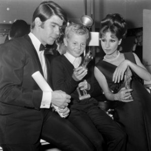 Grand Gala du Disque 1965 , het 9-jarig zoontje Gaby van Toon Hermans , samen me, Bestanddeelnr 918-2580