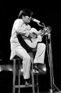 Grand Gala du Disque in RAI Amsterdam. Repetities. Jose Feliciano repeteert, Bestanddeelnr 923-2980