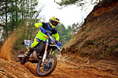 Dirtbike motorsport race