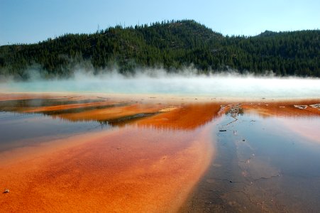 Ground View of Grand Prismatic photo