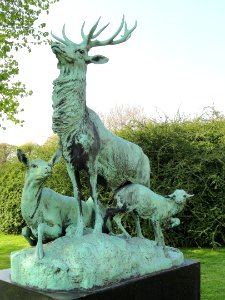 Group of Deer by Arthur Jacques le Duc - Kongens Have - Copenhagen - DSC08318