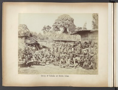Group of Battaks at Bahru Jahai, Bestanddeelnr 815 45