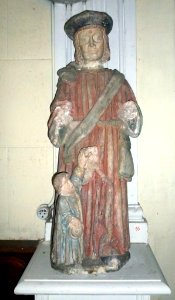 Groupe sculpté saint Yves