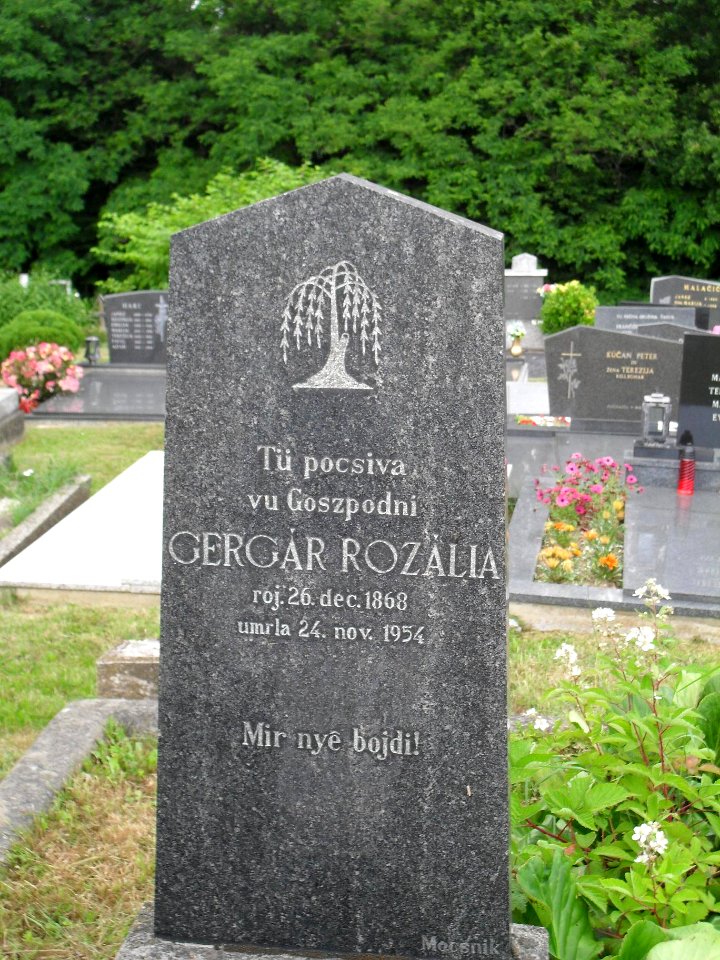 Groub Rozalije Gergar, Krizevci