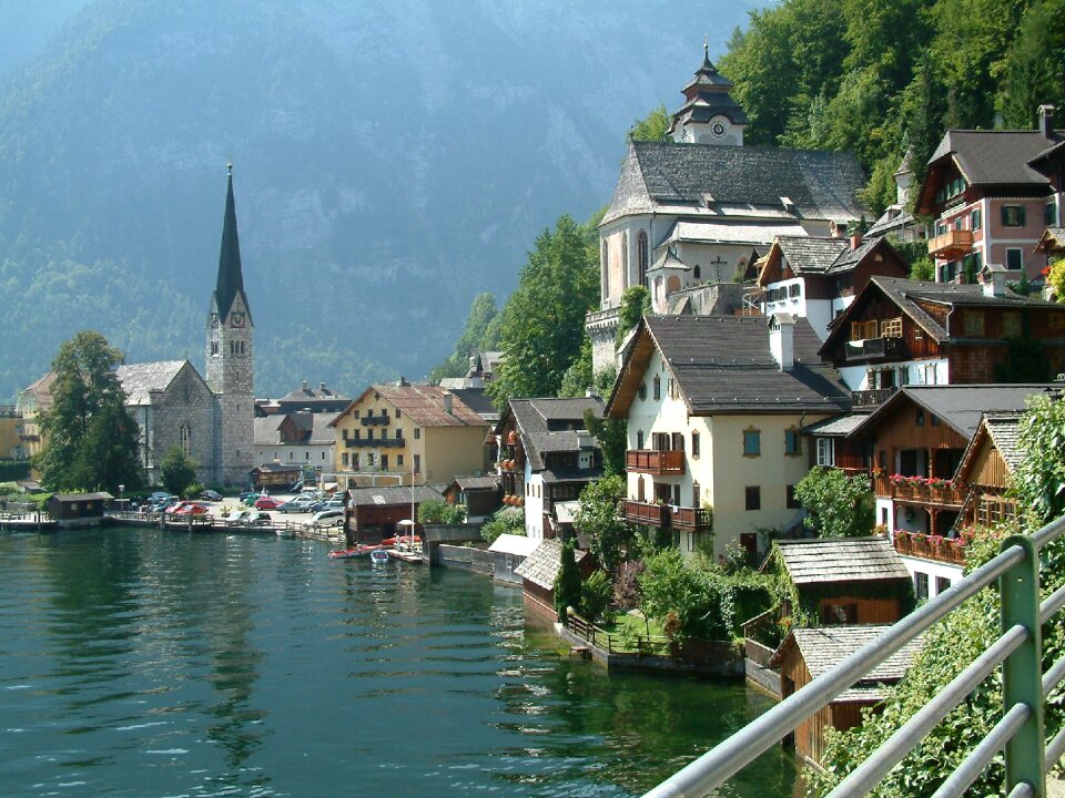 Austria hallstatt scenic photo