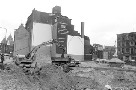 Grondwerkzaamheden voor metro in Nieuwmarktbuurt, Bestanddeelnr 927-7102
