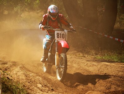 Motorcycle cross motocross ride