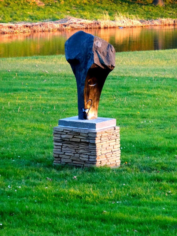 Growing head for a one eyed man door Michael Nyaskusvora Enkhuizen