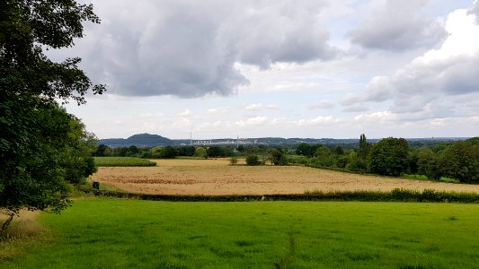 Gronsveld-zicht op ENCI vanaf Savelsbos