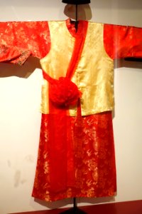 Groom's costume, Ho Chi Minh City, 1990 - Vietnamese Women's Museum - Hanoi, Vietnam - DSC04416