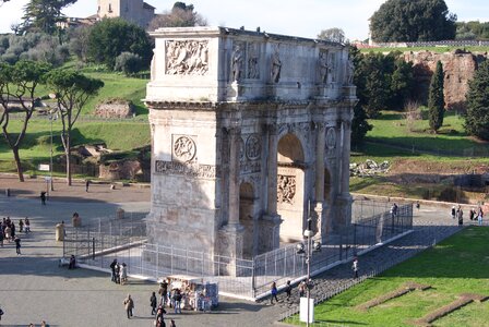 Italy rome arch of constantine photo