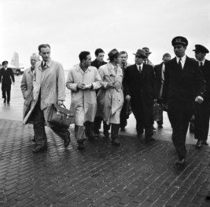 Gromyko nieuwe Russische ambassadeur in Londen op Schiphol, Bestanddeelnr 905-3364