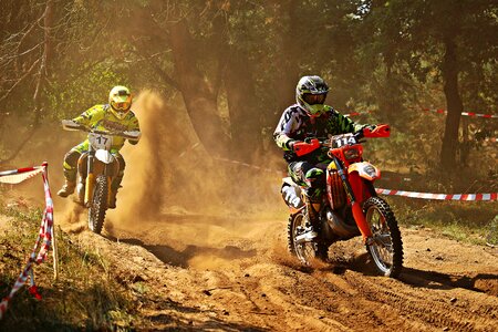 Motorcycle cross motocross ride