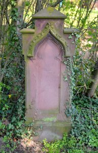 Gronau, Friedhof, Grabstein 1878 (2)