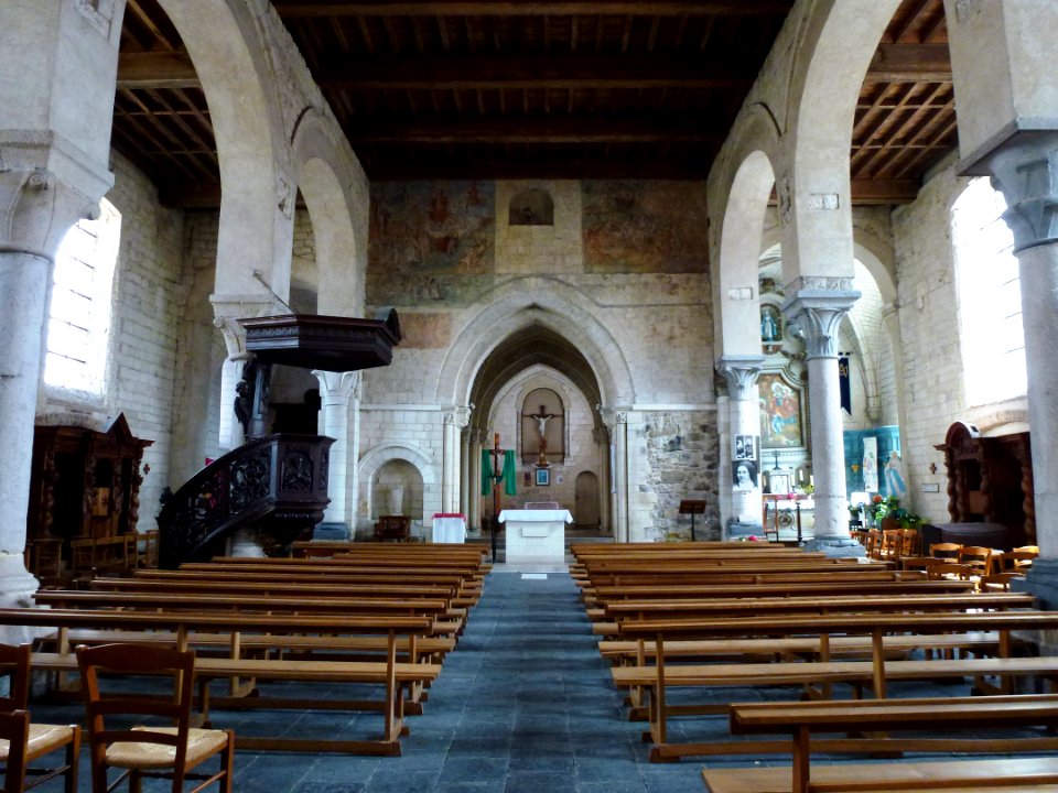 Guarbecque (Pas-de-Calais) église Saint-Nicolas PA00108296 intérieur