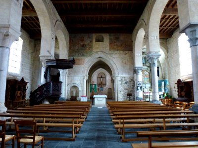 Guarbecque (Pas-de-Calais) église Saint-Nicolas PA00108296 intérieur
