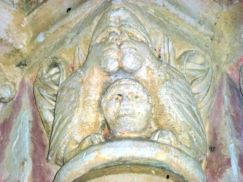 Guarbecque (Pas-de-Calais) église Saint-Nicolas PA00108296 chapiteau 03