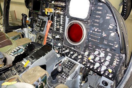 Grumman A-6 Intruder instrument panel - Oregon Air and Space Museum - Eugene, Oregon - DSC09760