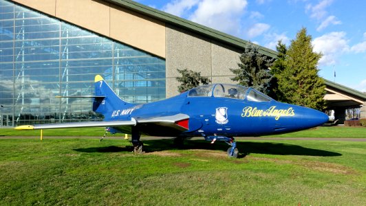 Grumman TF-9J Cougar, 1956 - Evergreen Aviation & Space Museum - McMinnville, Oregon - DSC00370
