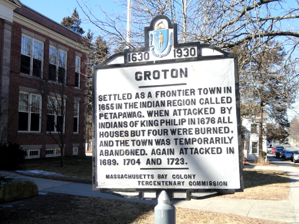 Groton plaque - Groton, MA - DSC04088