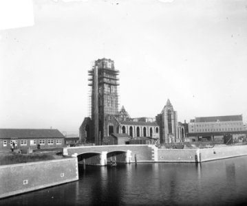 Grote Kerk te Rotterdam wordt herbouwd, Bestanddeelnr 903-1330