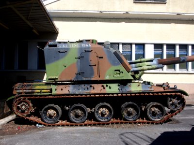 GTC 155mm AUF1, AMX 30 AuF1, named Falaise 1944, Musée des Blindés, France, pic-3