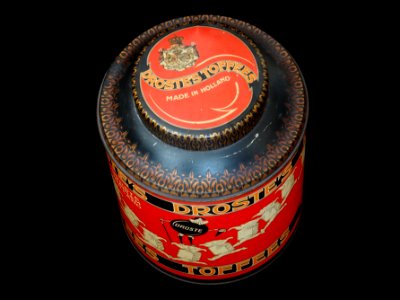 Grote rode Drostes Toffees blik, foto 07