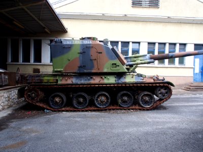 GTC 155mm AUF1, AMX 30 AuF1, named Falaise 1944, Musée des Blindés, France, pic-1
