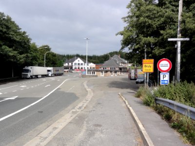 Gué-d'Hossus, frontière fr-be, vue vers la Belgique