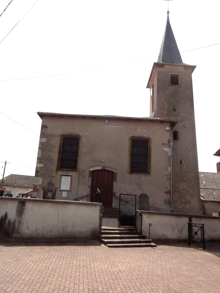 Guéblange-lès-Dieuze (Moselle) Église Saint-Georges (01)