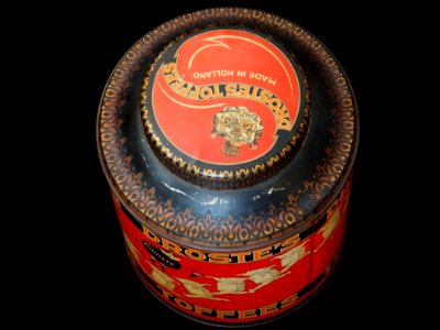 Grote rode Drostes Toffees blik, foto 06