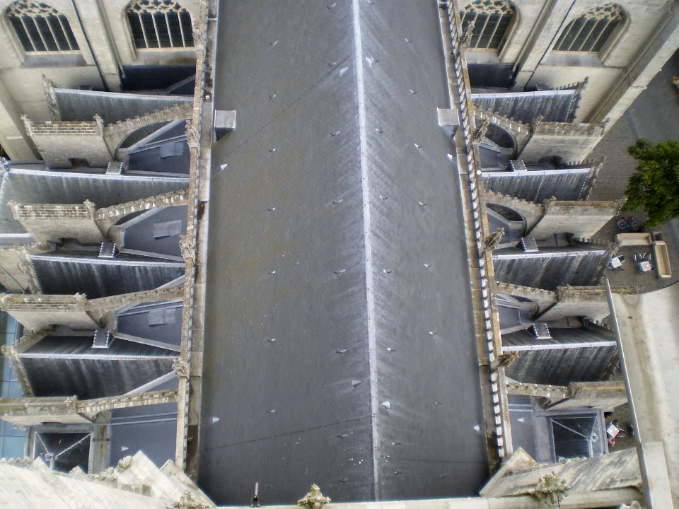 Grote Kerk Breda, dak van schip