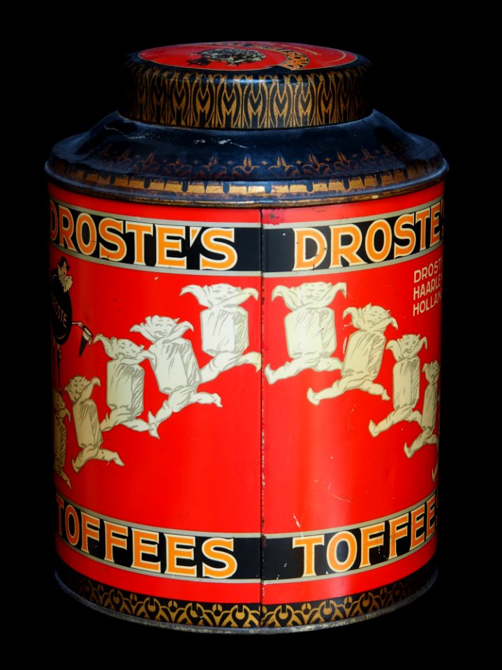 Grote rode Drostes Toffees blik, foto 02
