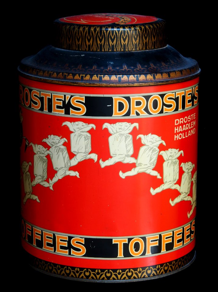 Grote rode Drostes Toffees blik, foto 04