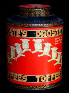 Grote rode Drostes Toffees blik, foto 04