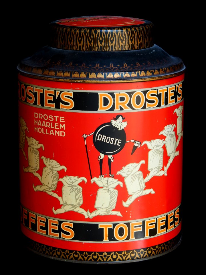 Grote rode Drostes Toffees blik, foto 05