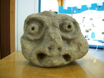 Grotesque head, Glastonbury
