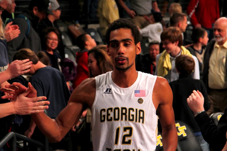 GT vs NC A&T basketball Dec 2016 - Quinton Stephens