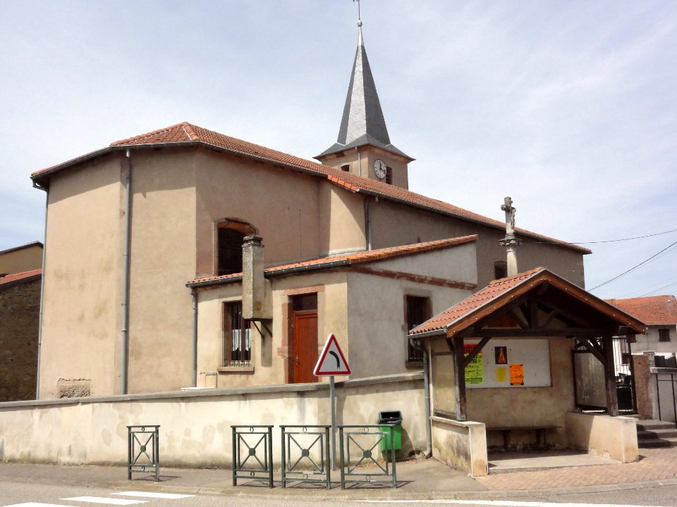 Guéblange-lès-Dieuze (Moselle) Église Saint-Georges (03)