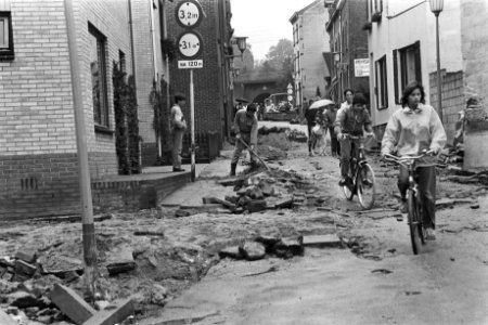 Grote schade door wolkbreuk in Zuid-Limburg (Valkenburg), Bestanddeelnr 932-2718