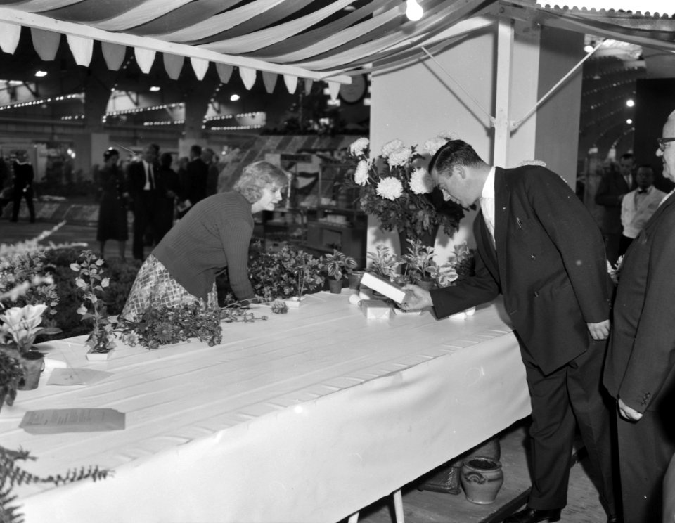 Groente- en fruittentoonstelling Amato, geopend door Minister Marijnen, Bestanddeelnr 910-7392